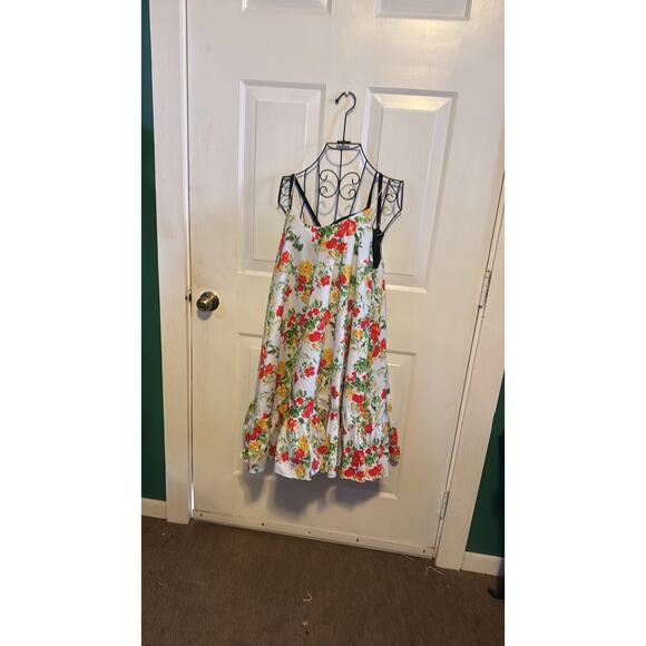 Caroline Constas Laurel ruffled floral print cotton blend poplin mini dress - Picture 7 of 11